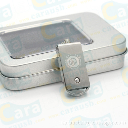 CaraUSB Twist USB Drive-No Cap to Lose'Aluminum Armor'Rubber FinishActivity Light LEDBig imprint area